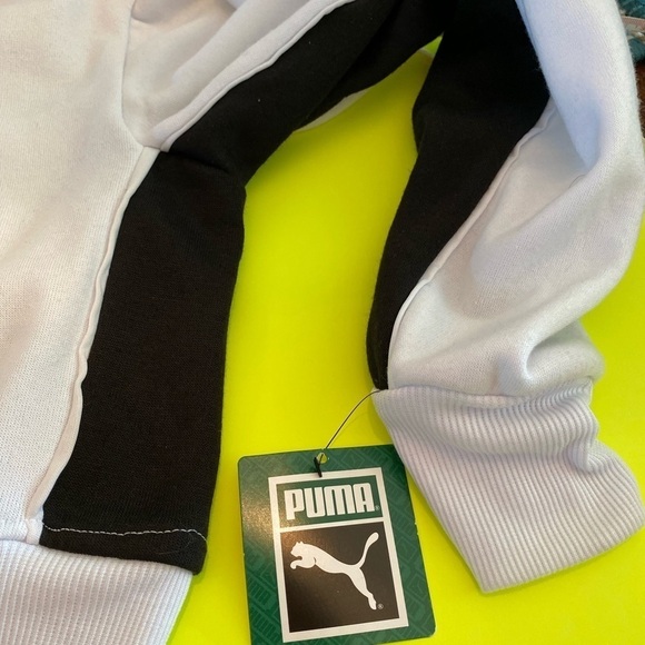 Puma crop long sleeve sweatshirt white size Xsmall NWT - Picture 5 of 9
